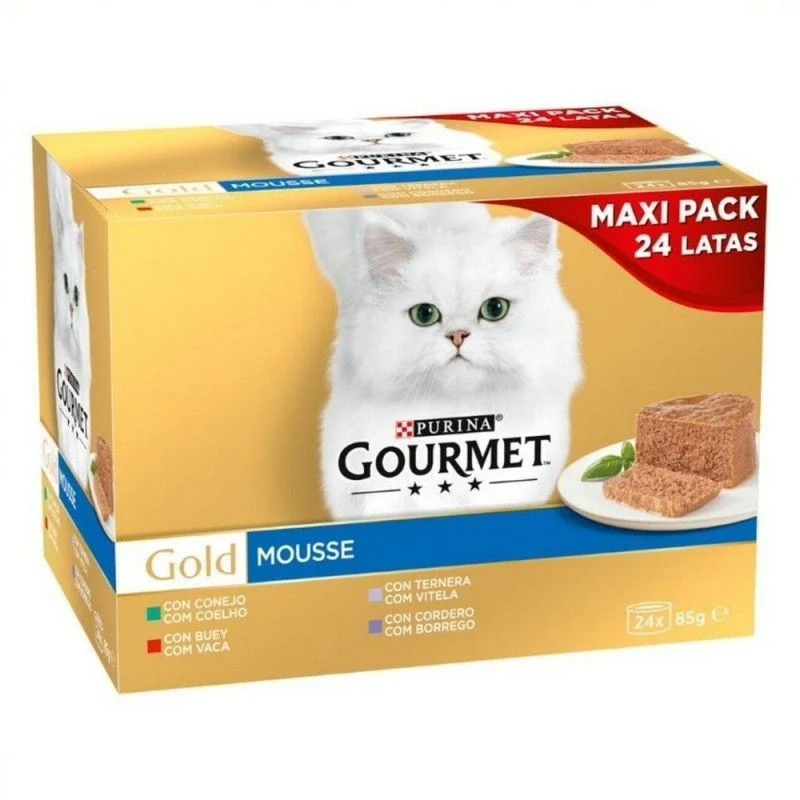 Purina Gourmet Gold Mousse Pack Surtido 24x85g
