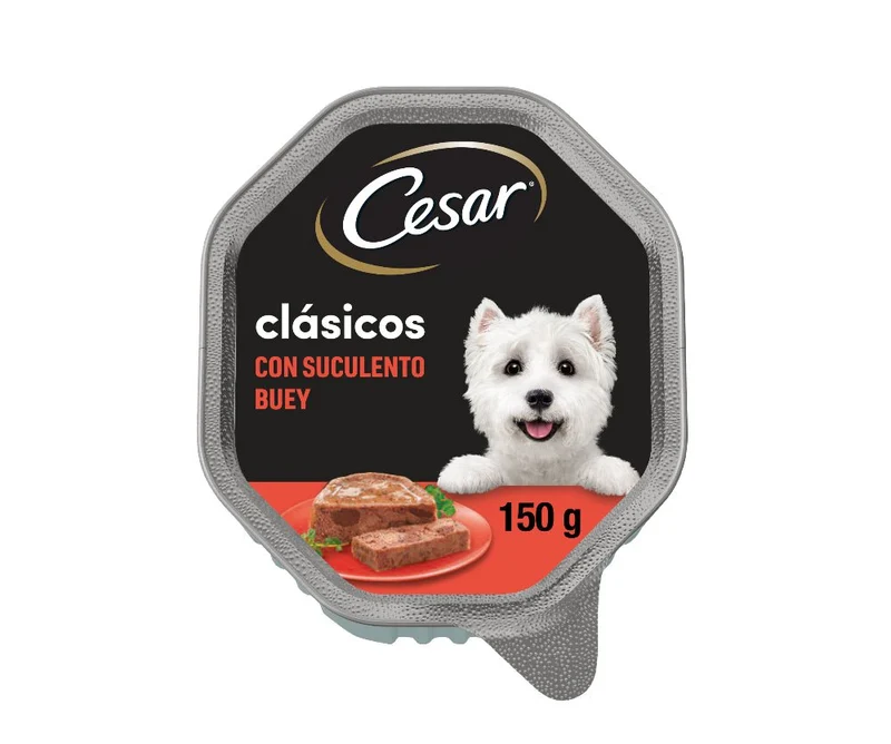 Cesar Clasicos Buey Comida Húmeda para Perros 14 x 150g