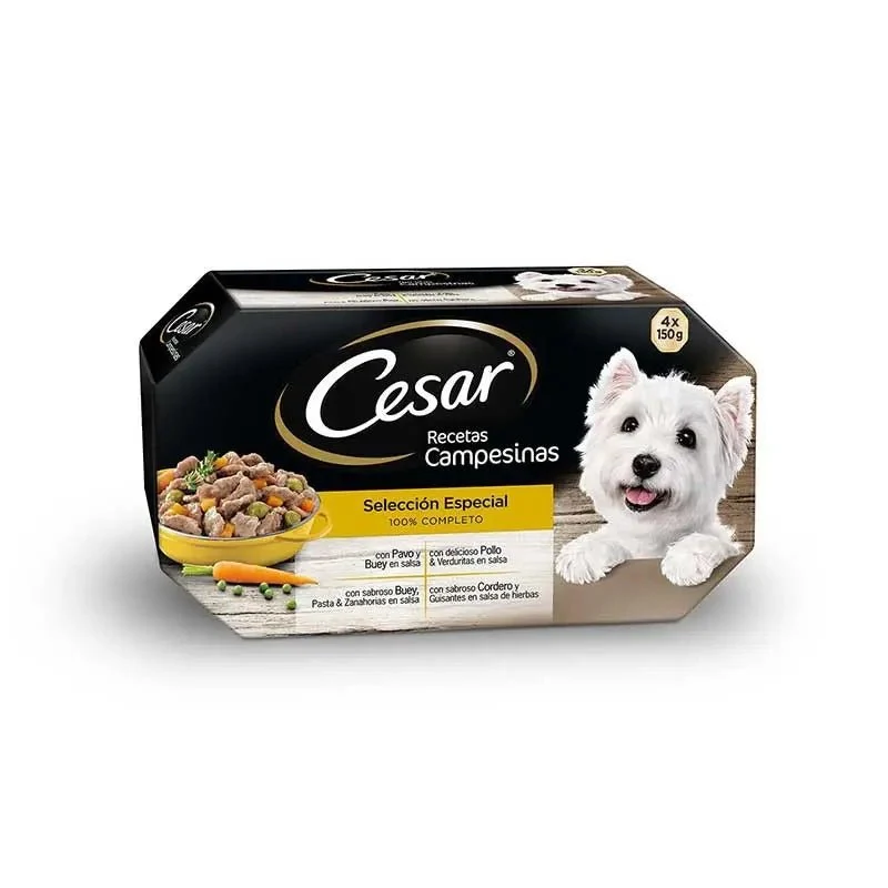 Cesar Multipack Receta Campesina Húmeda 24 x 150g