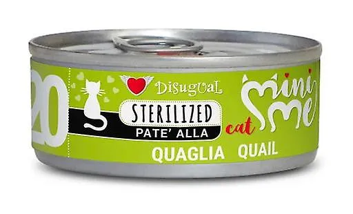 Disugual Mini-Me Cat Esterilizado Paté Codorniz 12x85g