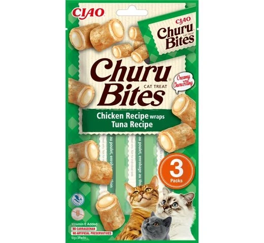 Churu Cat Bites Atún Golosinas para Gatos 30g