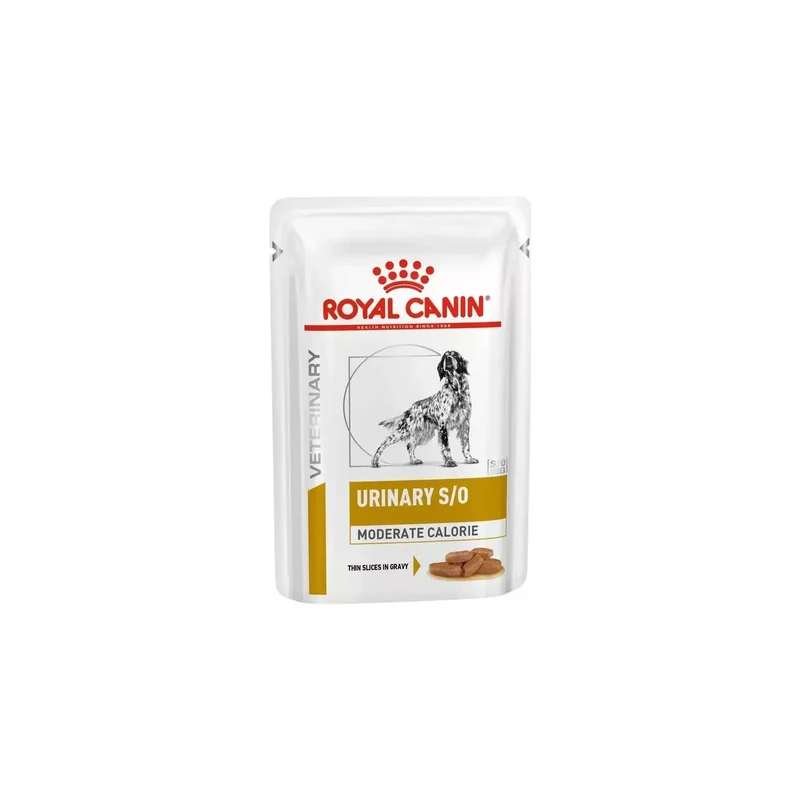 Royal Canin Urinary S/O Moderate Calorie Alimento Húmedo para Perros 12 sachets de 100g