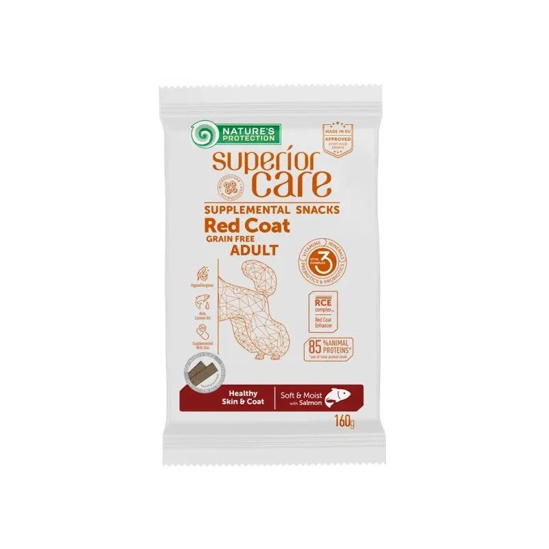 Natures Protection Sc Red Dog Snack Palitos Hipoalergénicos 160g