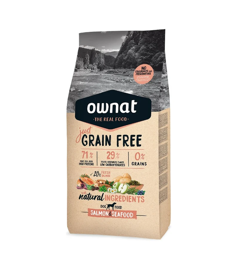 Ownat - Just Grain Free Salmón y Marisco