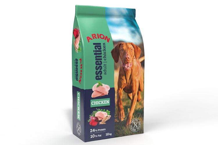 Arion Essential Pienso con Pollo para Perros Adultos – 18 kg