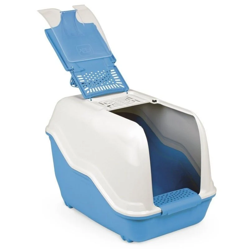 Arenero Cubierto Netta para Gatos 54x39x40cm | Higiene, Privacidad y Control de Olores