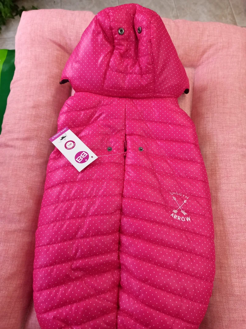 Abrigo Arrow Rosa Talla 42 con Capucha | Impermeable e Invierno