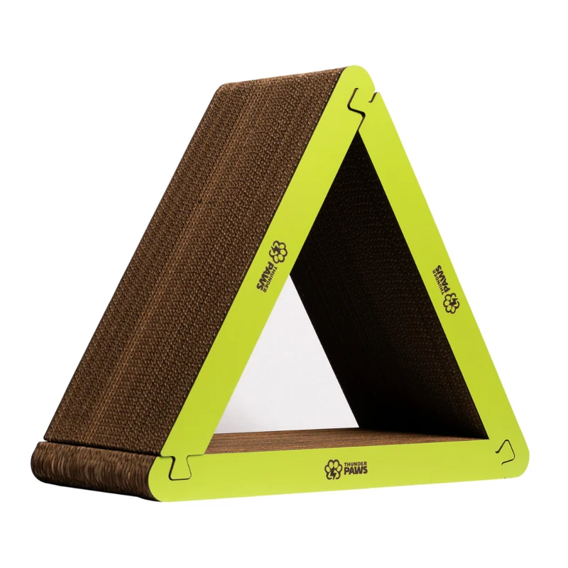 Thunder Paws Delta Cat Scratcher 44x40x21cm - Green