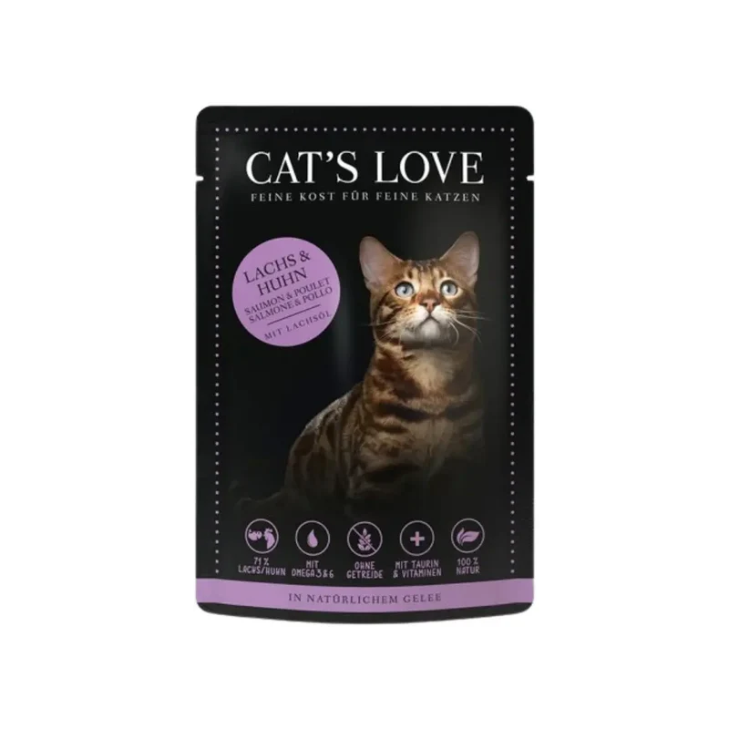 Cat´s Love Salmón y Pollo 85g
