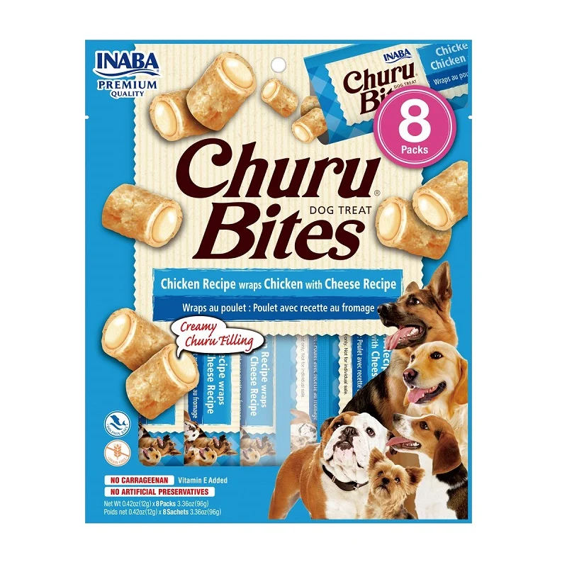 Inaba Dog Churu Bites Pollo con Queso 12g