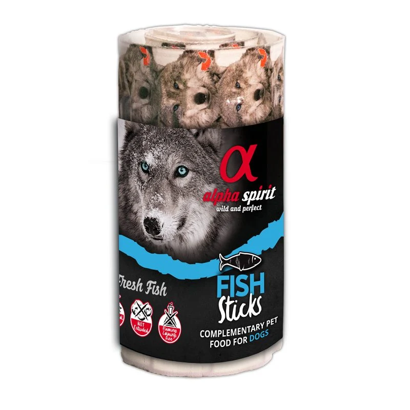 Alpha Spirit Dog Ristra 16 barritas de Pescado