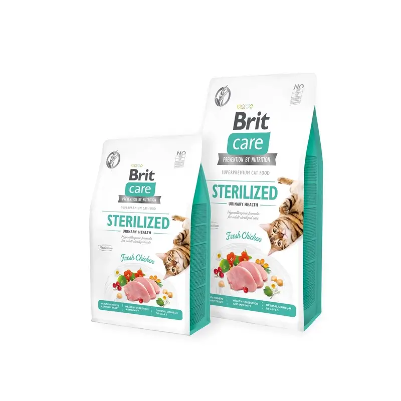 Brit Care Cat Grain Free Sterilized Urinary 400 gramos