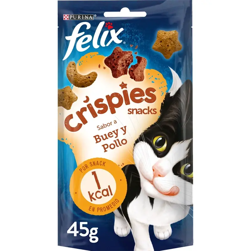 Felix Crispies Buey- Pollo 8X45Gr