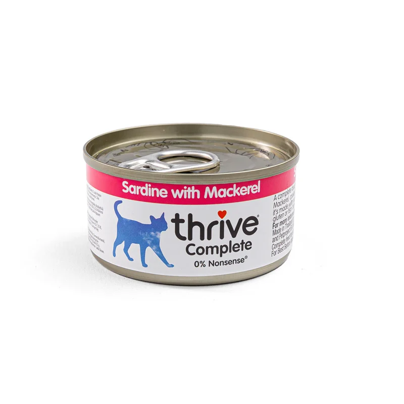 Thrive Sardina y Caballa para Gatos 75g