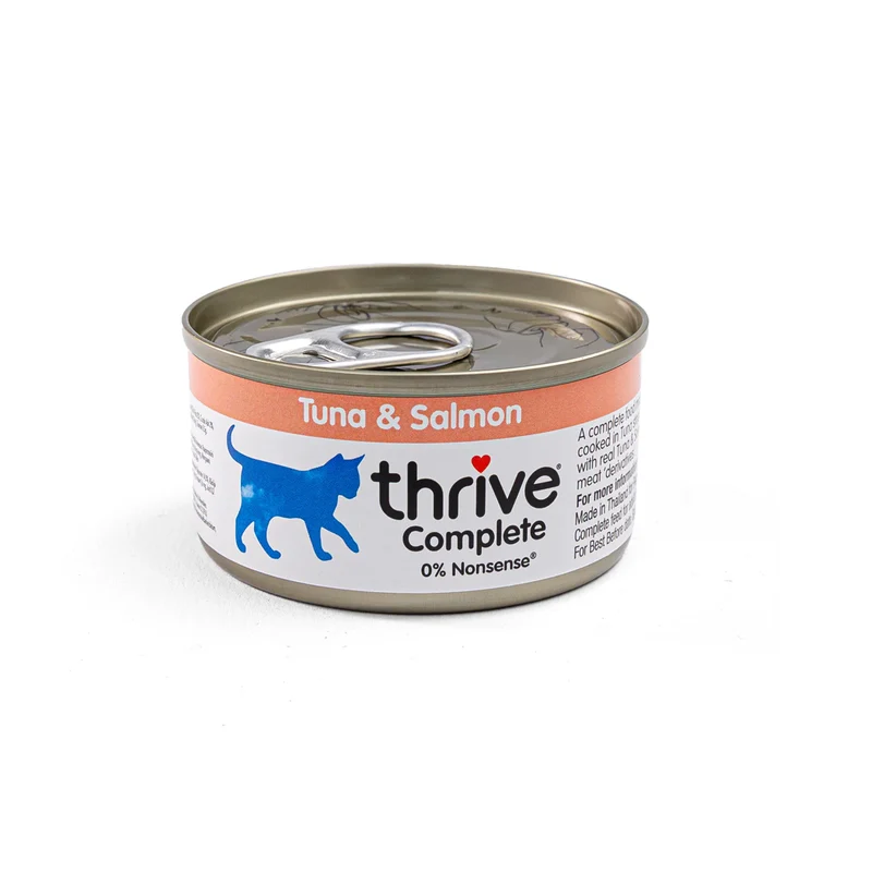 Thrive Filete de Atún y Salmón para Gatos 75g