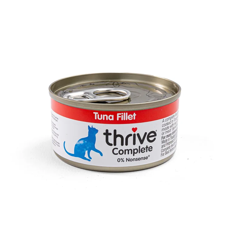 Thrive Filete de Atún Comida Húmeda para Gatos 75g