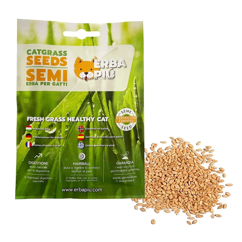 Erba Piu Semillas de Hierba para Gatos