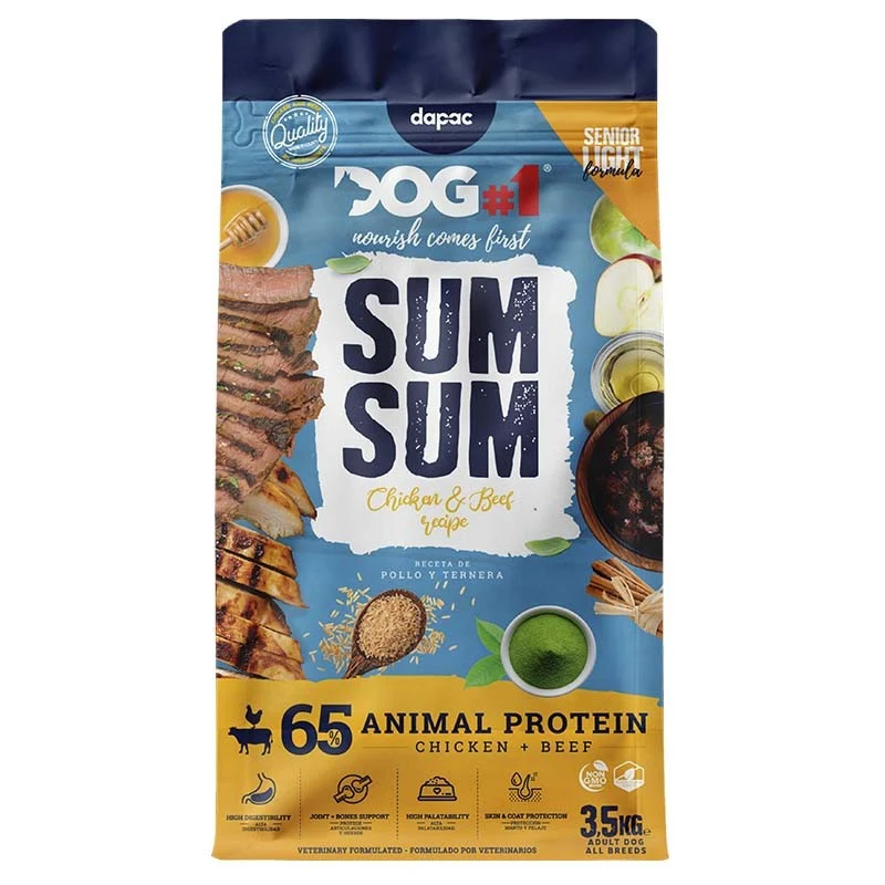 Dapac Sum Sum Light de Pollo y Ternera para Perros
