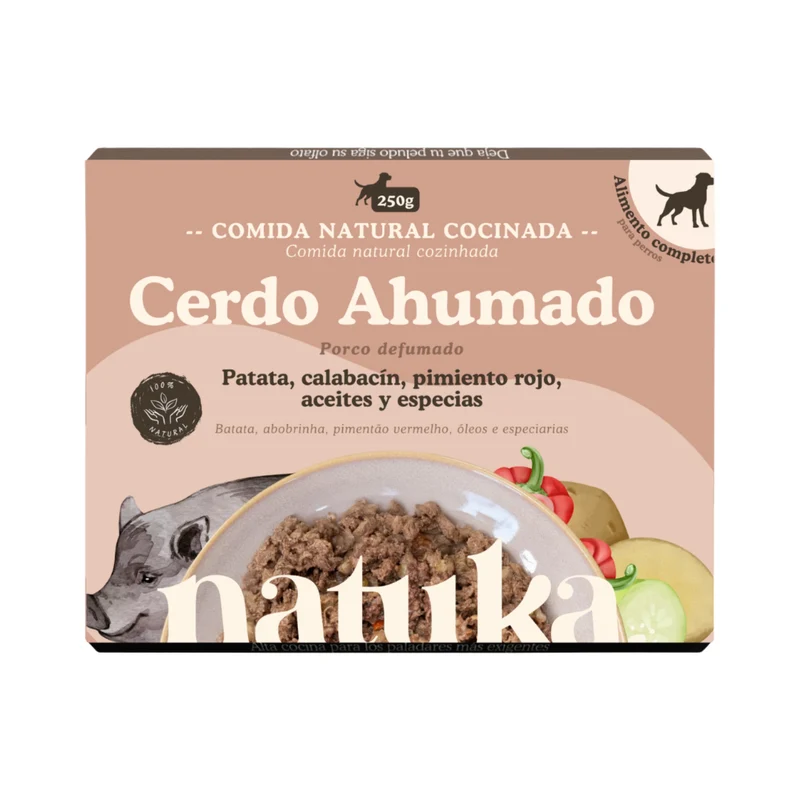 Natuka COOKED Menú Cerdo Ahumado
