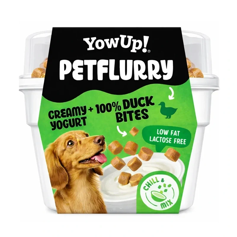 YowUp! Petflurry Yogur con Toppings de Pato 125g