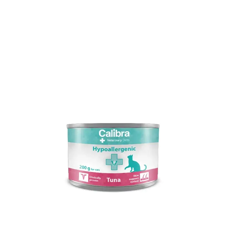 Calibra Vet Diet Cat Hypoallergenic Atun Comida Húmeda 6X200Gr
