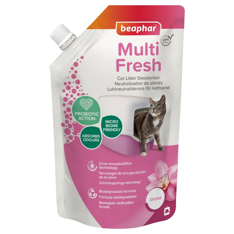 Beaphar Multifresh Neutraliza Olor Arena Orquidea, 400 gr