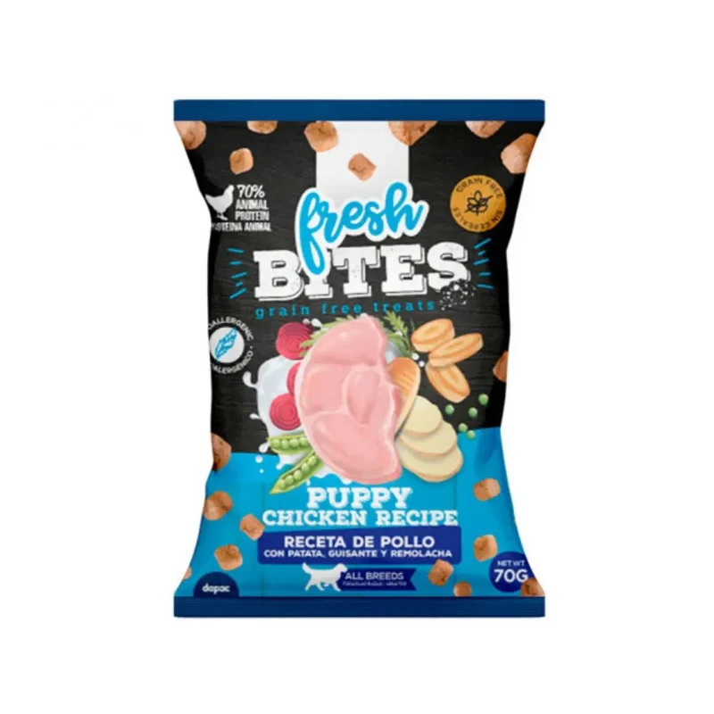 Fresh Bites Dog GrainFree Puppy Pollo 70g