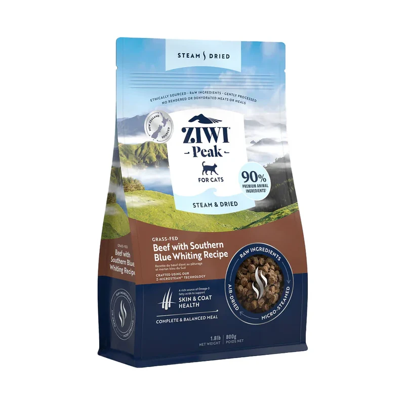 ZiwiPeak Cat Steam&Dried Beef
