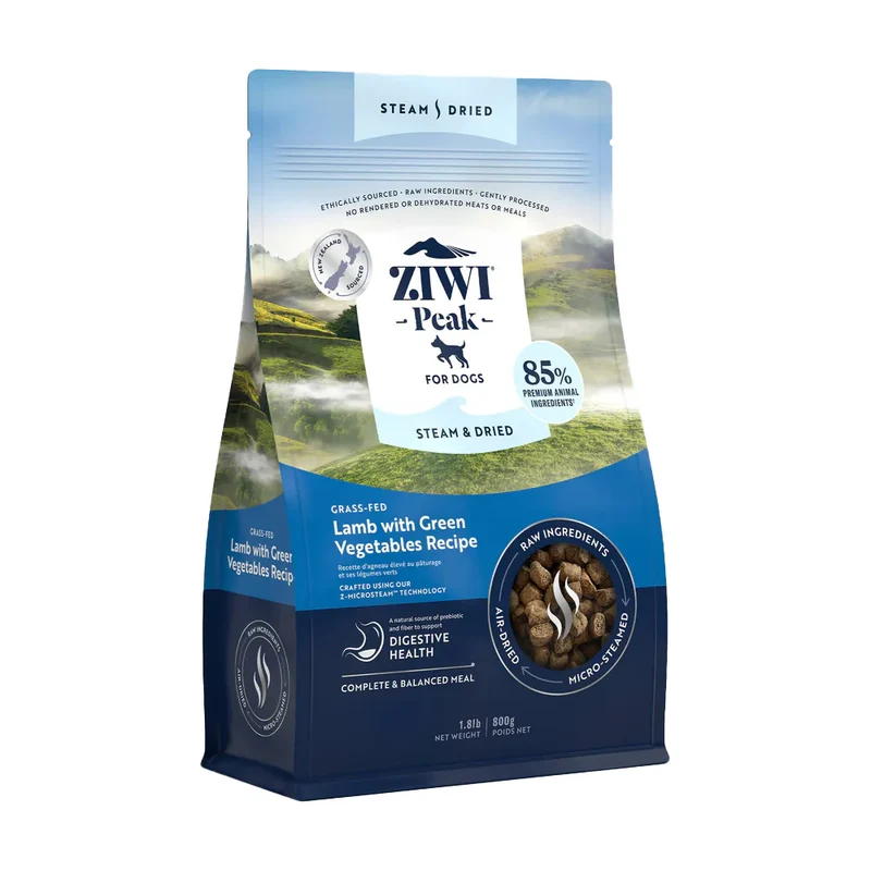 ZiwiPeak Dog Steam&Dried Lamb