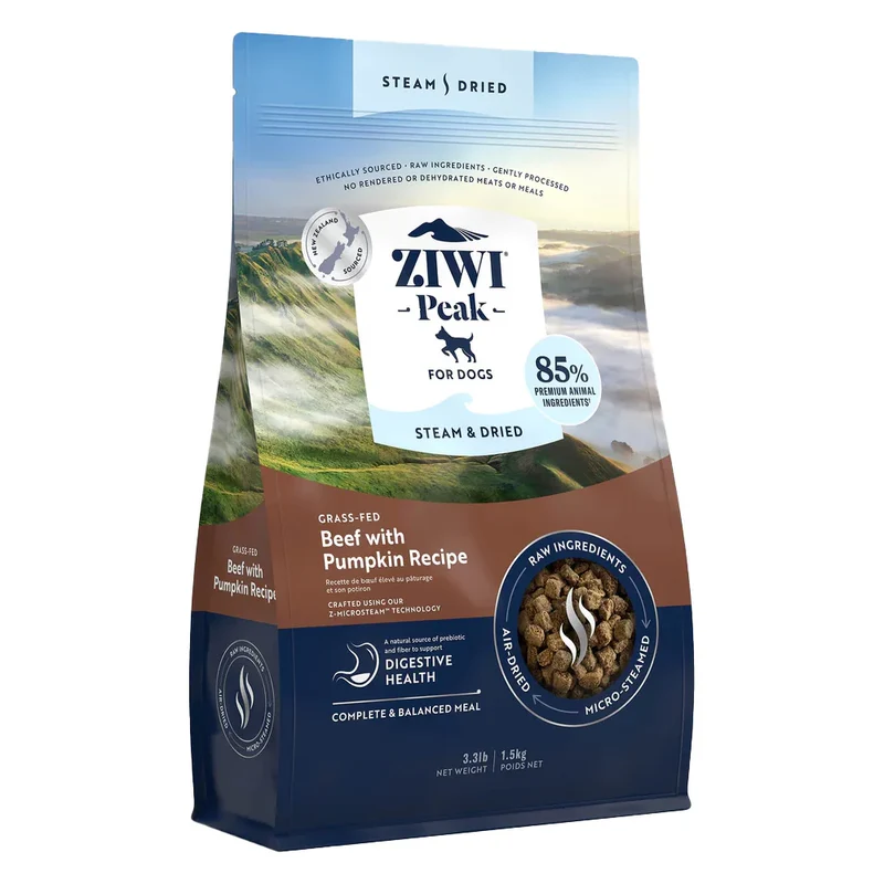 ZiwiPeak Dog Steam&Dried Beef