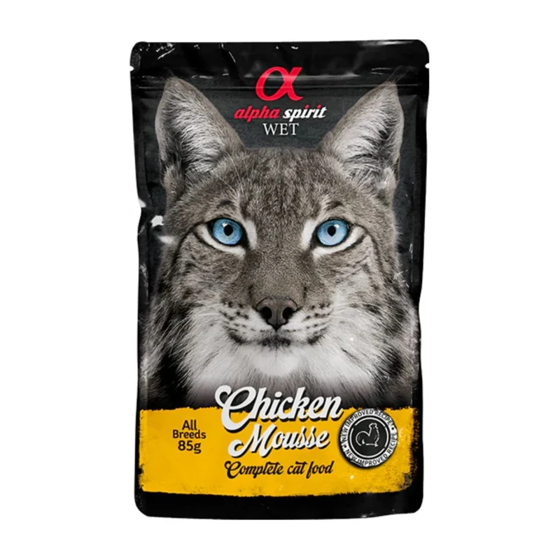 Alpha Spirit Cat Pouch Mousse de Pollo 85g