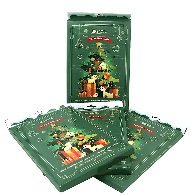 Calendario de Adviento de Snacks Navidad Para Perros o Gatos