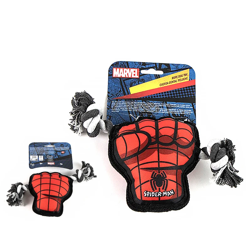 Juguete Cuerda Guantes Marvel 14x31cm.