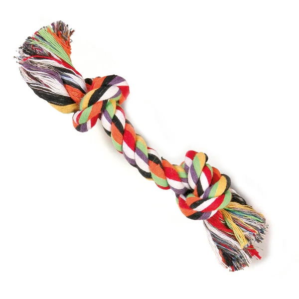 Nudo algodón 15 cm para perros - Mordedor de cuerda trenzada - Juguetes y accesorios caninos