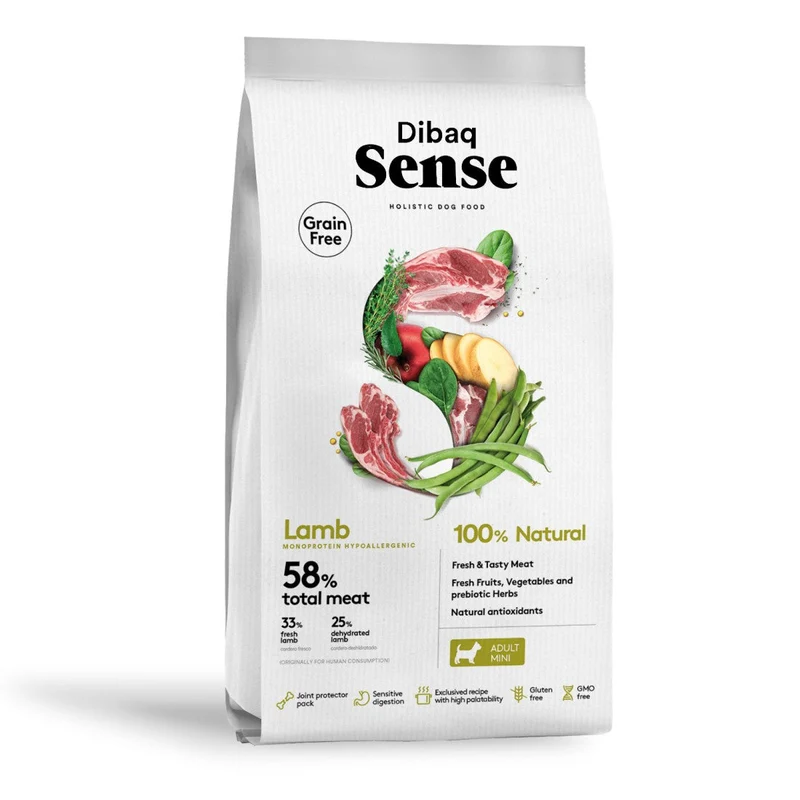 Dibaq Sense Cordero Mini Monoproteico sin Cereales