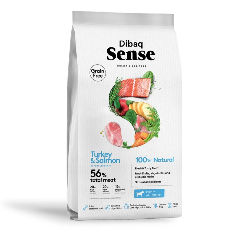 Dibaq Sense Salmón y Pavo Cachorros sin Cereales