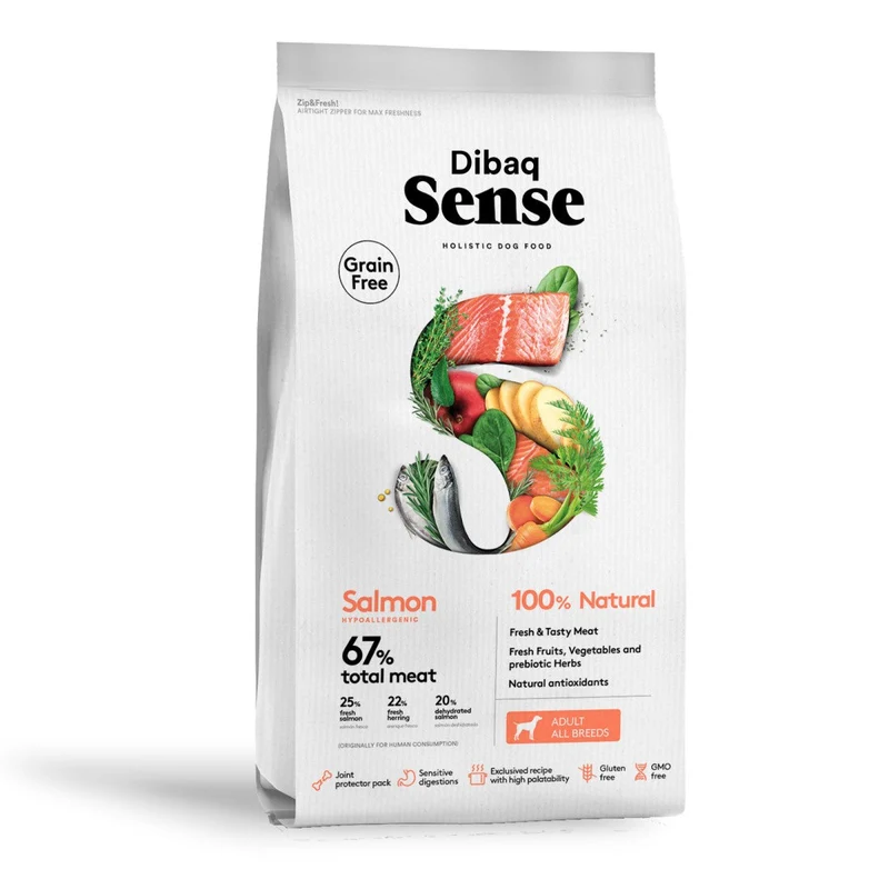 Dibaq Sense Salmón sin Cereales para Perros