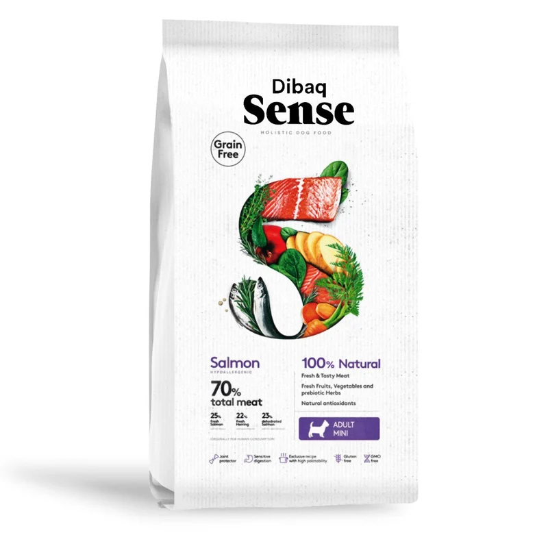 Dibaq Sense Salmón Mini sin Cereales para Perros