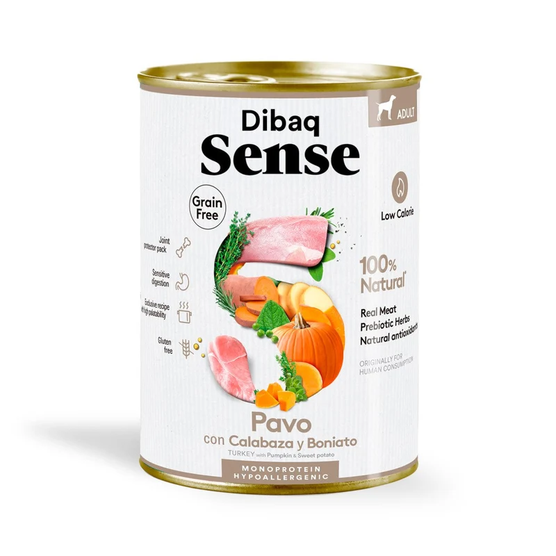 Dibaq Sense Pavo y Calabaza sin Cereales 380g