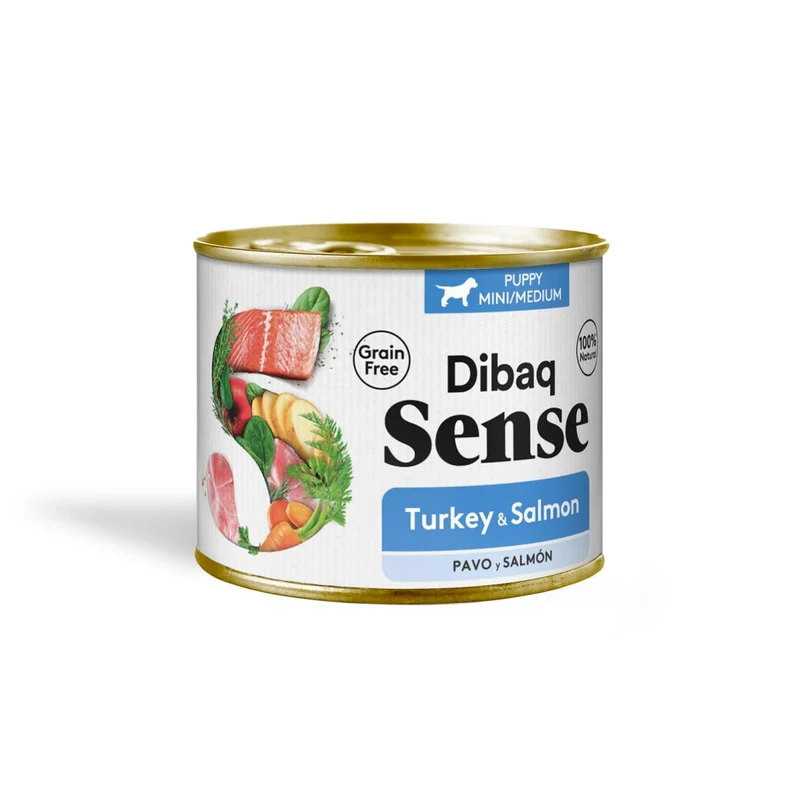 Dibaq Sense Salmón y Pavo Cachorros sin Cereales