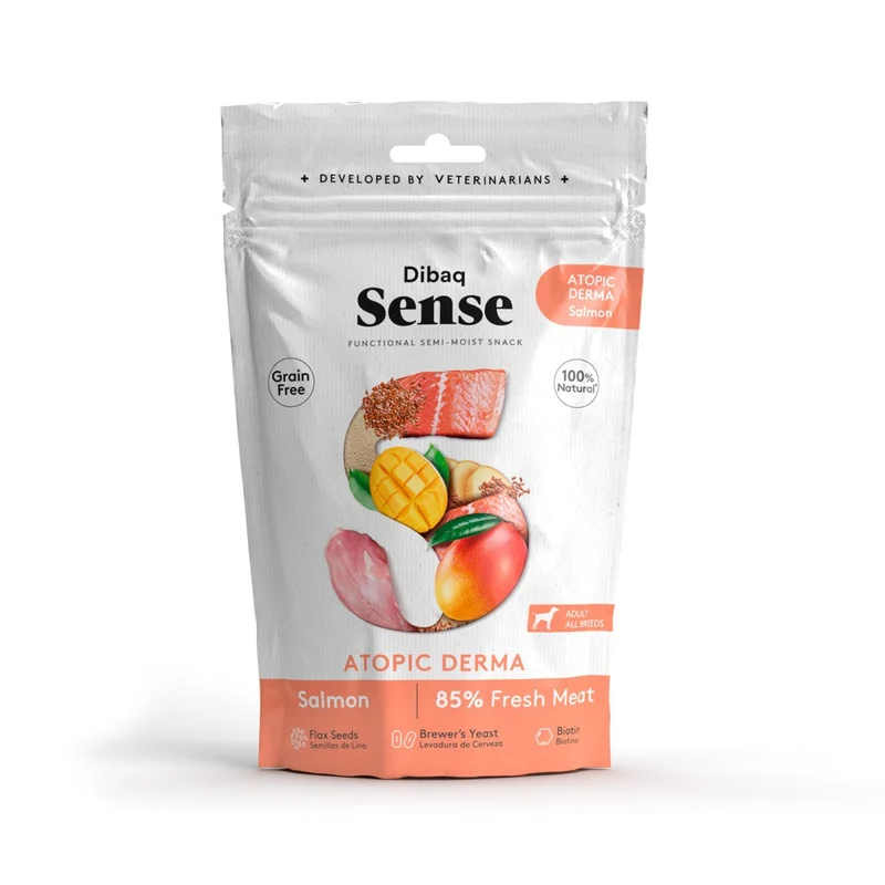Dibaq Sense Snack Piel Atópica Salmón para Perros 100g