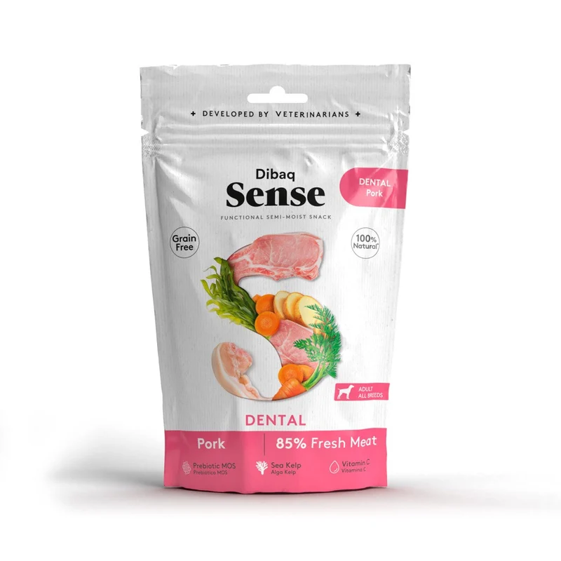 Dibaq Sense Snack Dental Cerdo para Perros 100g