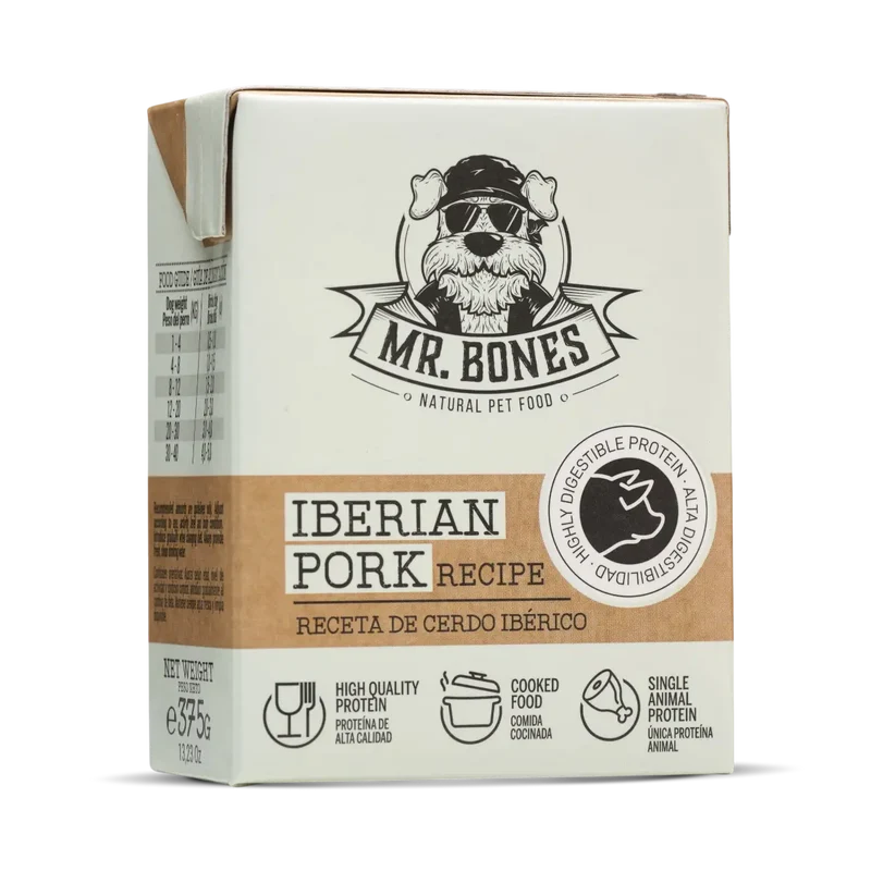 Mr.Bones Comida Cocinada de Cerdo Ibérico 375g