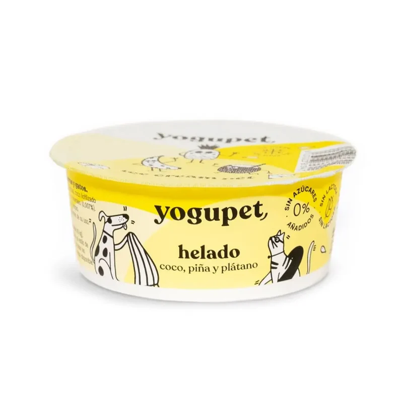 YoguPet Helado Yellow Coco y Piña