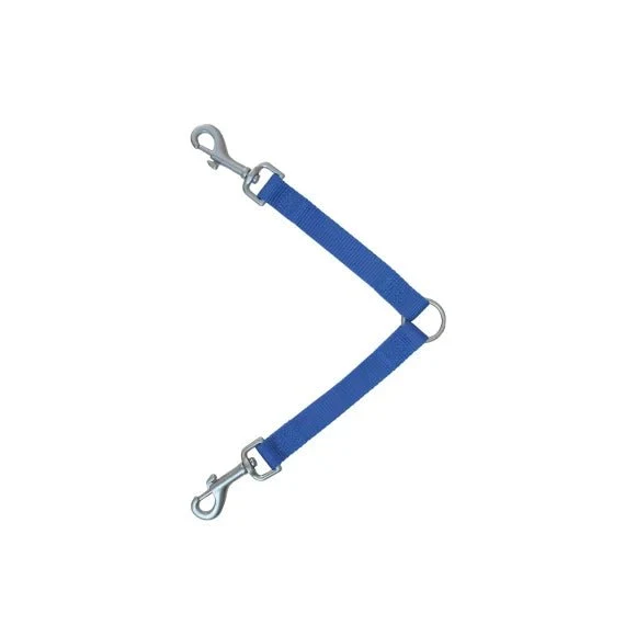 Freedog Correa Nylon Duo Doble Azul 30cm