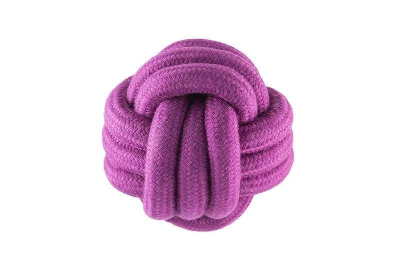 Freedog Strong Nudo Pelota de Cuerda Granate 13cm