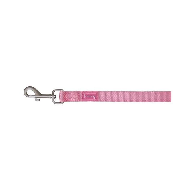 Freedog Correa Nylon Rosa 120cm
