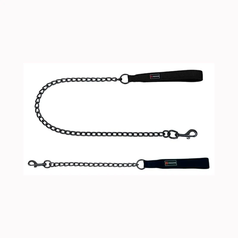 Freedog Correa Metálica Gun Negro 60cm