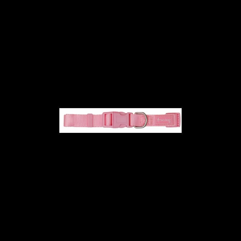 Freedog Collar Nylon Basic Rosa 25mm 1 ud