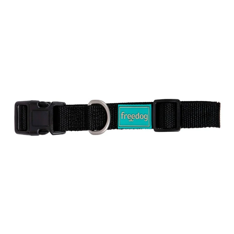 Freedog Collar Nylon Basic Negro 10mm 1 ud